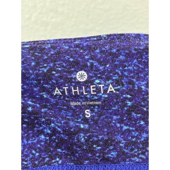 Athleta Ombre Galaxy Print Superluxe Tight Full Length Leggings Small Multicolor - Picture 10 of 16
